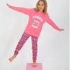 Kız Çocuk Uzun Kollu %100 Pamuklu Pijama Takımı 2/5 Yaş