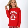 Kız Çocuk Uzun Kollu %100 Pamuklu Pijama Takımı 6/9 Yaş