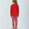 Kız Çocuk Uzun Kollu %100 Pamuklu Pijama Takımı 6/9 Yaş