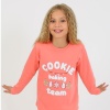 Kız Çocuk Uzun Kollu %100 Pamuklu Pijama Takımı 6/9 Yaş