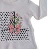 Kız Çocuk Bisiklet Yaka Baskılı Sweatshirt 2/5 yaş