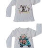 Kız Çocuk Bisiklet Yaka Baskılı Sweatshirt 2/5 yaş