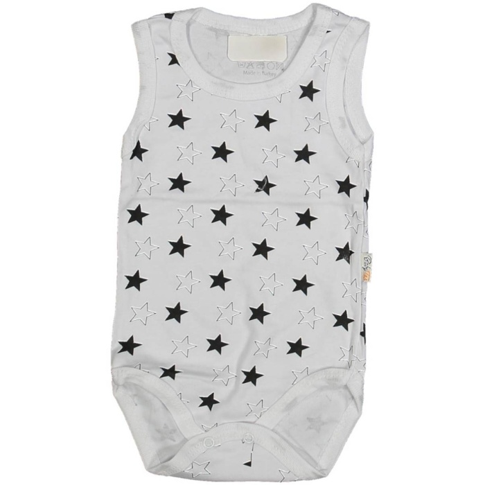 UNISEX 0/9 AY İNTERLOK YENİ YILDIZ BADİ