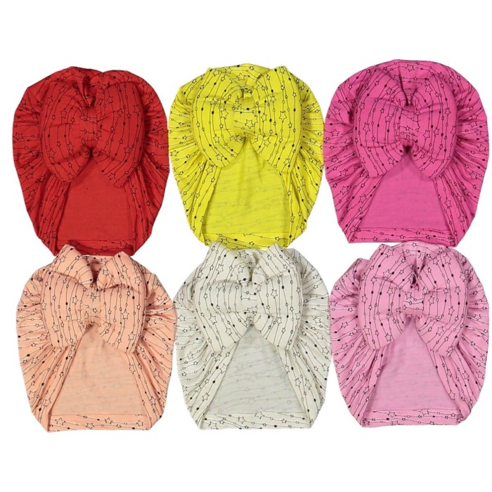 Diamondstar 0/12 ay Kurdelalı Bebek Bone Bandana seti