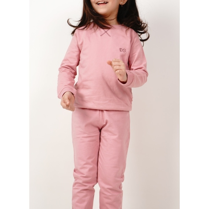 Basic Karyoka Detaylı Sweatshirt Takım 2-5 Yaş
