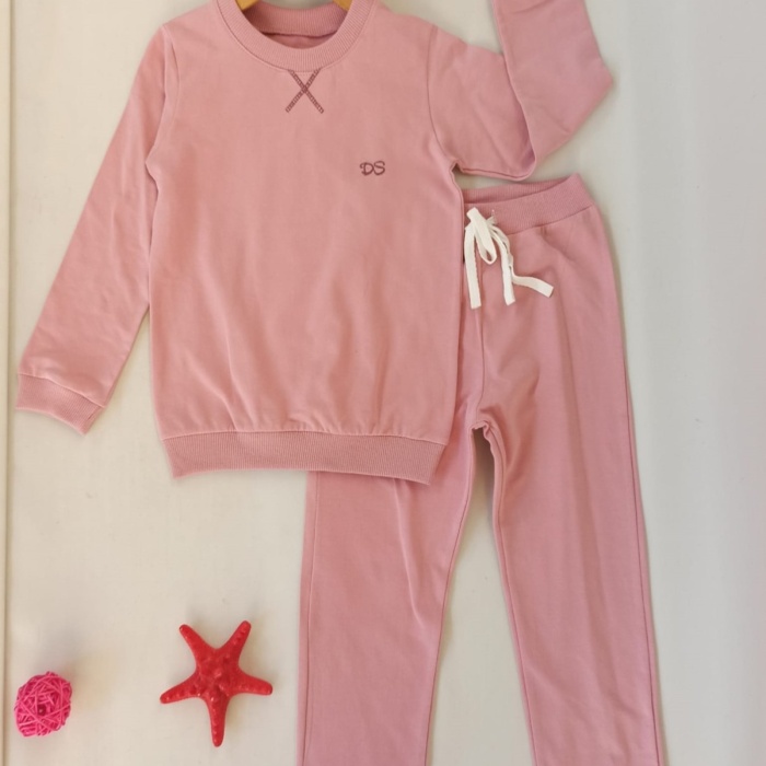 diamondstar Basic Karyoka Detaylı pijama Takım 2-5 Yaş