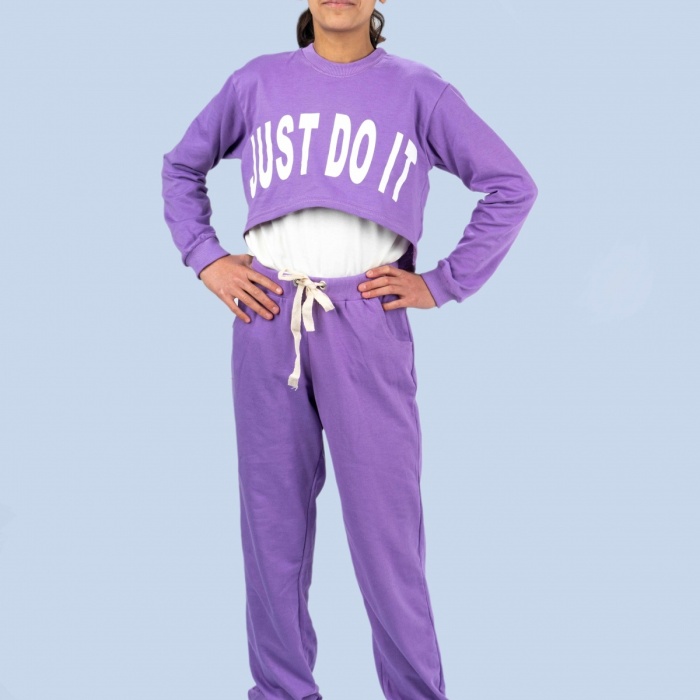 diamondstar Baskılı 3 lü Sweatshirt Takım 9-12 Yaş
