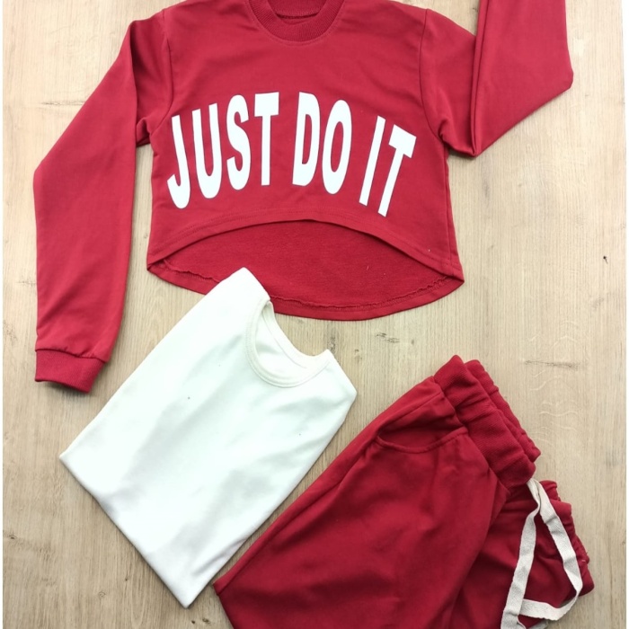 diamondstar Baskılı 3 lü Sweatshirt Takım 9-12 Yaş