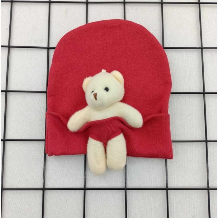 diamondstar oyuncak ayılı yenidoğan bebek şapkası