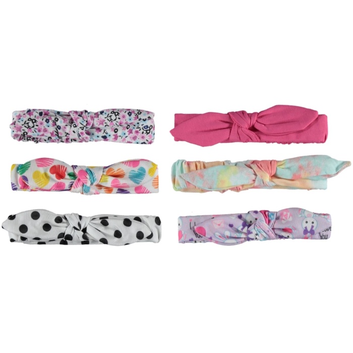 LASTİKLİ FİYONKLU KIZ BANDANA
