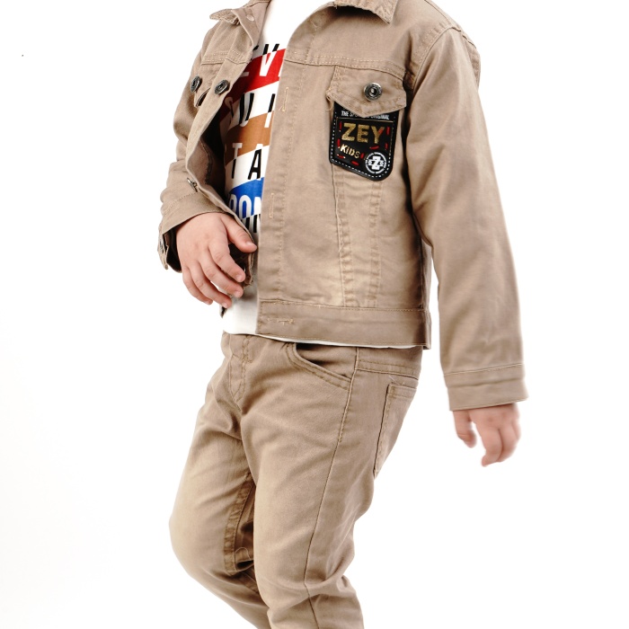 Erkek çocuk 2-9 yaş ceket  badi ve pantolon takımı