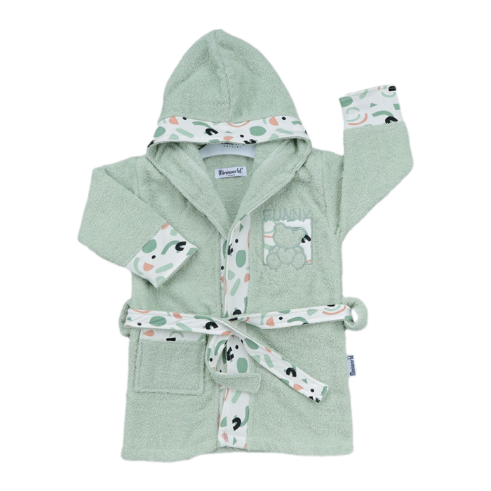 NAKIŞLI ERKEK BEBEK BORNOZ 5/8 YAŞ