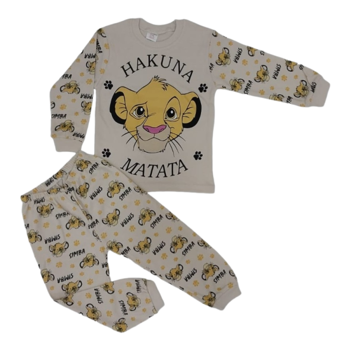ASLAN DESEN PİJAMA TAKIM 4/6 YAŞ