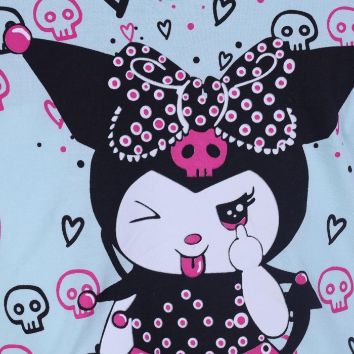 Kuromi Baskılı Kız Çocuk Şortlu Takım 3/6 yaş
