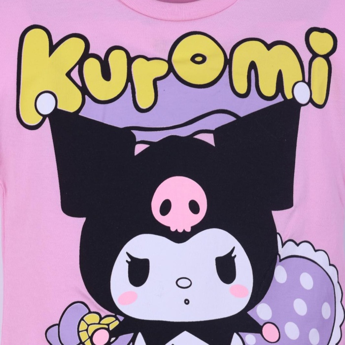 Karekter Baskılı Kız Çocuk T-Shirt Şort Takım 3/6 yaş