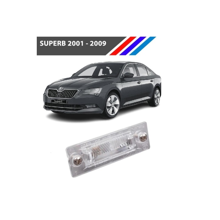 Skoda Superb Arka Plaka Lambası 1 Adet 2001 - 2009 3b5943021e