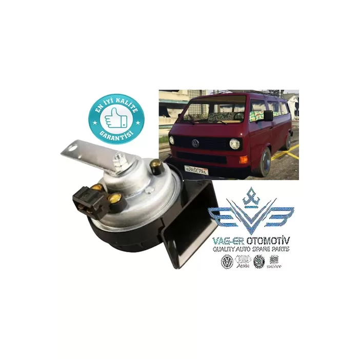 Transporter T3 Düşük Ton Tiz Korna Salyangoz Tip 3b0951221