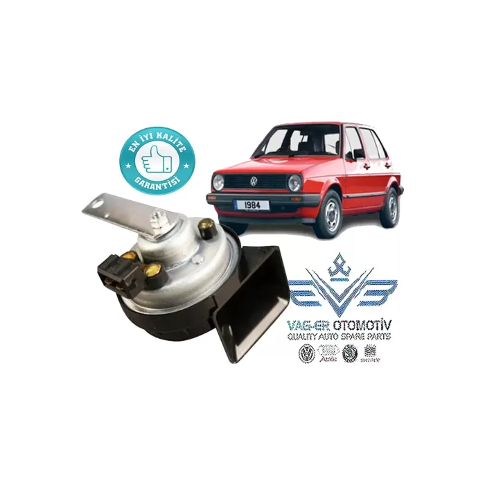 Golf 2 Düşük Ton Tiz Korna Salyangoz Tip 3b0951221