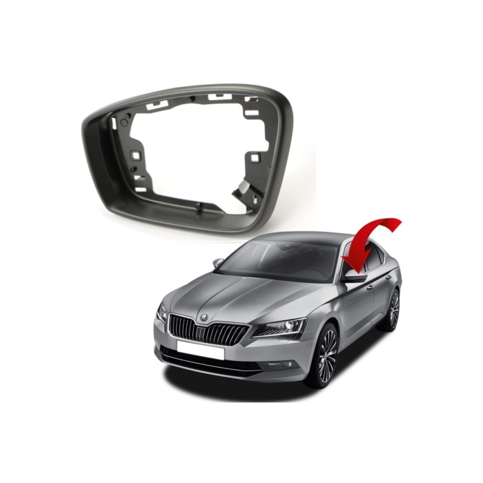 Skoda Superb Sol Ayna Çerçevesi 2015 Sonrası 3v0857531