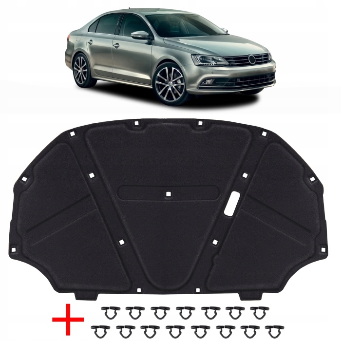 JETTA MOTOR KAPUT KEÇESİ İZOLASYONU KLİPSLİ 2012-2013-2014-2015-2016-2017 3aa863831a
