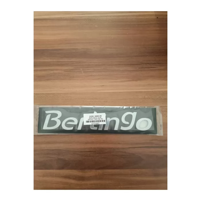 BERLİNGO BAGAJ YAZISI 2008-2009-2010-2011-2012-2013-2014-2015-2016-2017-2018-2019 8666.08