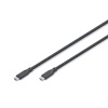Digitus USB Silikon Bağlantı Kablosu, USB 20Gbps, USB 3.2 Gen1, 5G, 100W, 4K, 2 metre, siyah renk&lt;br&gt;Digitus USB Silicone Cable, USB 20Gbps, USB-C - USB-C 2m, USB 3.2 Gen1, 5G, 100W, 4K, 2m, black