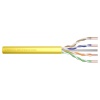 Digitus Category 6 (Cat. 6) U-UTP Data Kablosu&lt;br&gt;LSZH (Low Smoke Zero Halogen)&lt;br&gt;AWG 23/1&lt;br&gt;Sarı renk&lt;br&gt;500 metrelik rulolarda&lt;br&gt;Digitus CAT 6 U-UTP Installation Cable, unshielded, AWG 23/1, LSZH-1, simplex, color yellow,