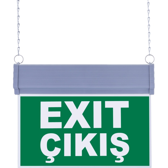 SG051-D2 Çift Yönlü Acil Yönlendirme Armatürü (Zincirli) Exit Çıkış