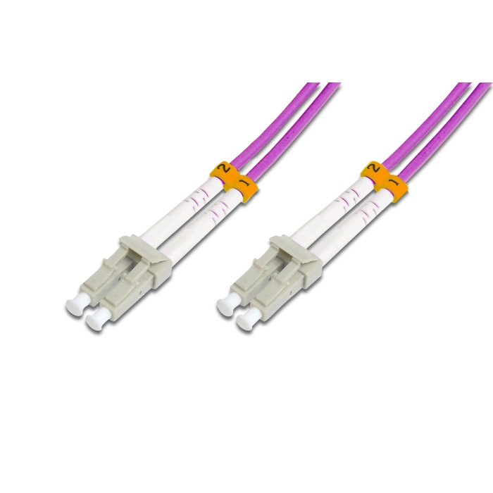 Beek LC-LC Fiber Optik Patch Kablo, Multimode OM 4 50/125 Duplex, 3.0mm, LSZH, 40 metre