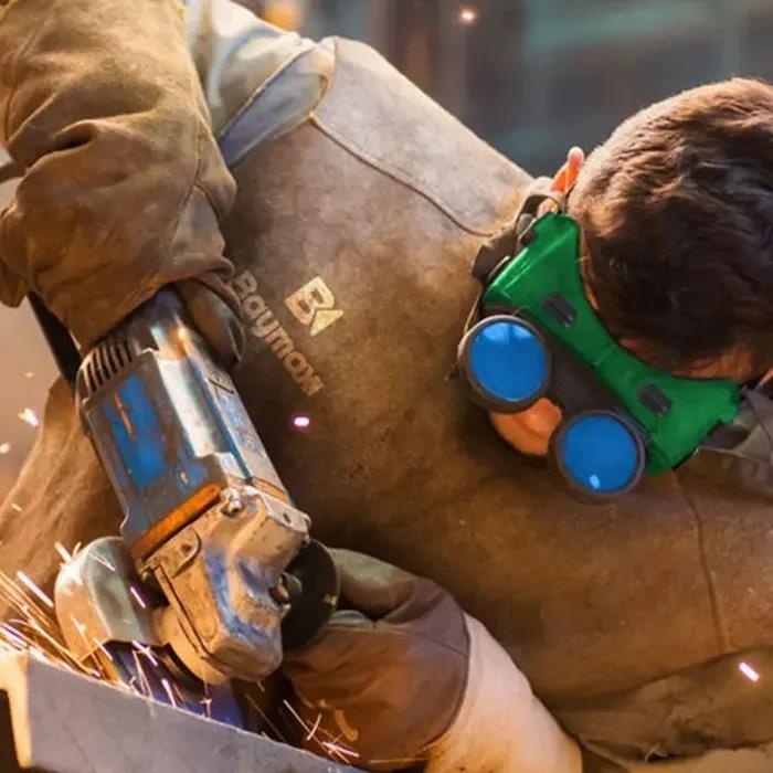 BAYMAX S-502 İNTEGRAL SİYAH KAYNAKÇI KORUYUCU GÖZLÜĞÜ TrTDR