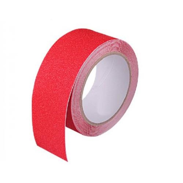 Kırmızı Merdiven ve Zemin Kaydırmaz Bant 50mm x 25mt TdrTR