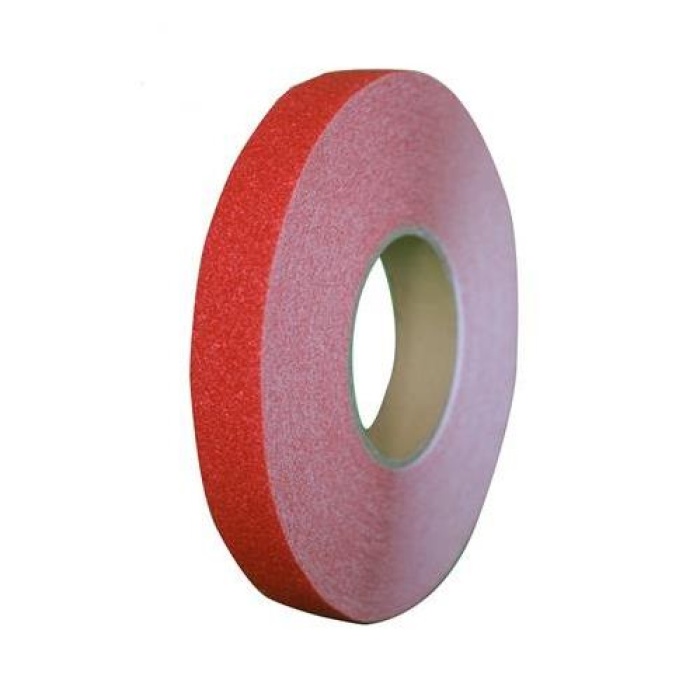 Kırmızı Merdiven ve Zemin Kaydırmaz Bant 25mm x 25mt TdrTR