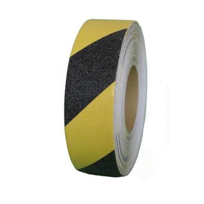 Sarı Siyah Merdiven Ve Zemin Kaydırmaz Bant 50mm x 25mt TdrTR