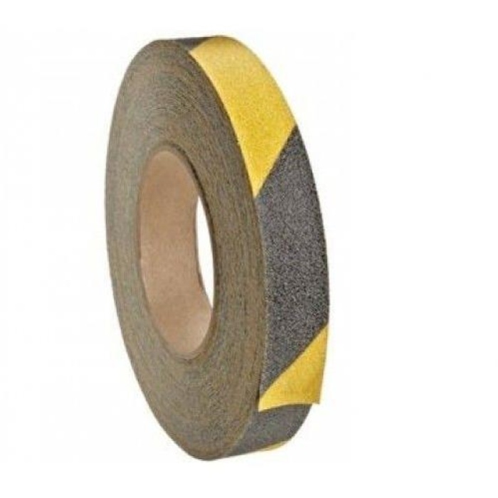 Sarı Siyah Merdiven Ve Zemin Kaydırmaz Bant 25mm x 25mt TdrTR