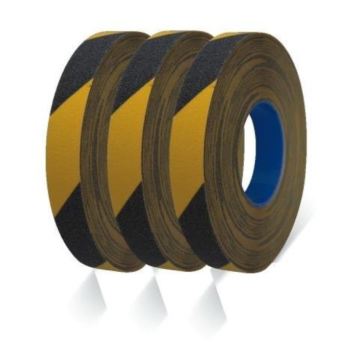 Sarı Siyah Merdiven Ve Zemin Kaydırmaz Bant 50mm x 25mt TdrTR