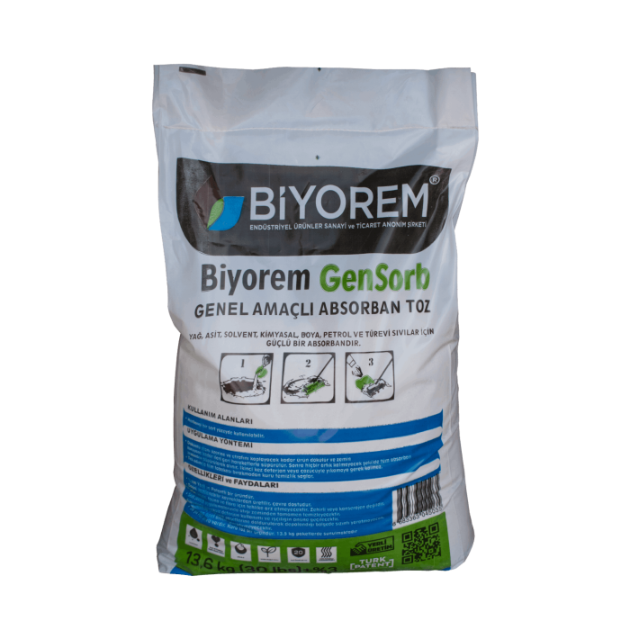 GenSorb (Yağ ve Genel Sıvı Absorbanı) 13.5 KG Absorban