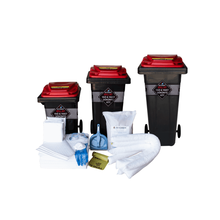 Yağ Döküntü Mobil Kit 80 Litre
