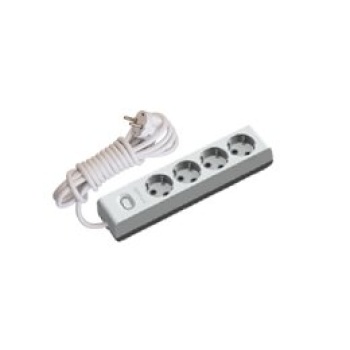 GÜNSAN VISAGE 4LÜ (Ç.K) ANH. TOPRAKLI GRUP PRİZ ( 2 MT )