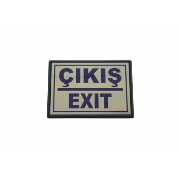 Cemax Yönlendirme Küçük Çıkış (Exit) 10X7 cm