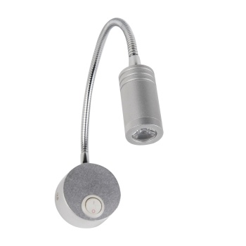 HOROZ TURNA-3W 4200K LED APLİK (GÜMÜŞ KASA)