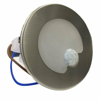 CATA 1,5W BEYAZ YUVARLAK SENSÖRLÜ KORİDOR MERDİVEN ARMATÜR (SATİN KASA)