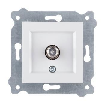 EXEN KAREL BEYAZ UYDU PRİZİ F KONNEKTÖR (MKZ)