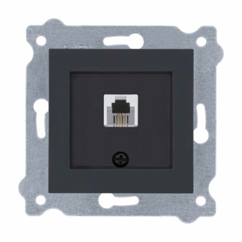 EXEN KAREL FÜME NÜMERİS TELEFON PRİZİ (MKZ) (623K KABLOLU)