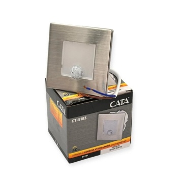 CATA 1,5W GÜNIŞIĞI KARE KOR.MER.ARMATÜRÜ (SATEN KASA)