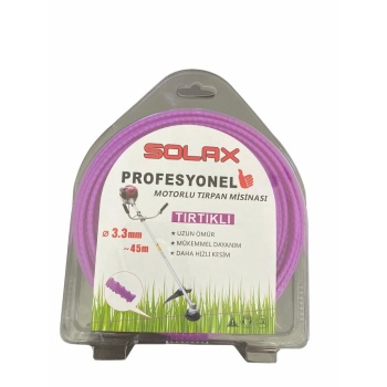 Solax Tırtıklı Tırpan Misinası 3,3 mm 45 Metre
