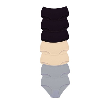 7 Adet Tutku Kadın Yüksek Bel Bato Kalın Lastik Külot S14