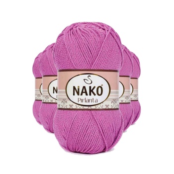 5 Adet Pırlanta Amigurumi El Örgü İpi Yünü Gül 1249