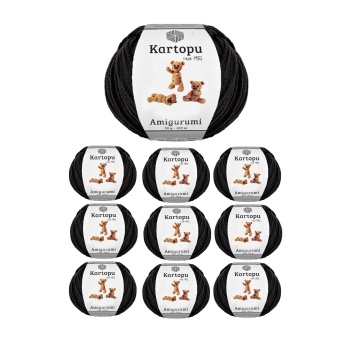 10 Adet Amigurumi El Örgü İpi 50gr 940