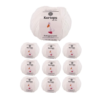 10 Adet Amigurumi El Örgü İpi 50gr 010