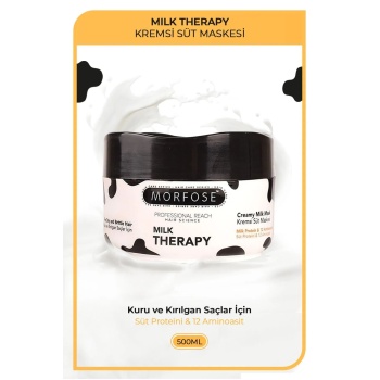 Milk Therapy Kremsi Süt Maskesi 500 ML - Bakım ve Canlılık - mrfs